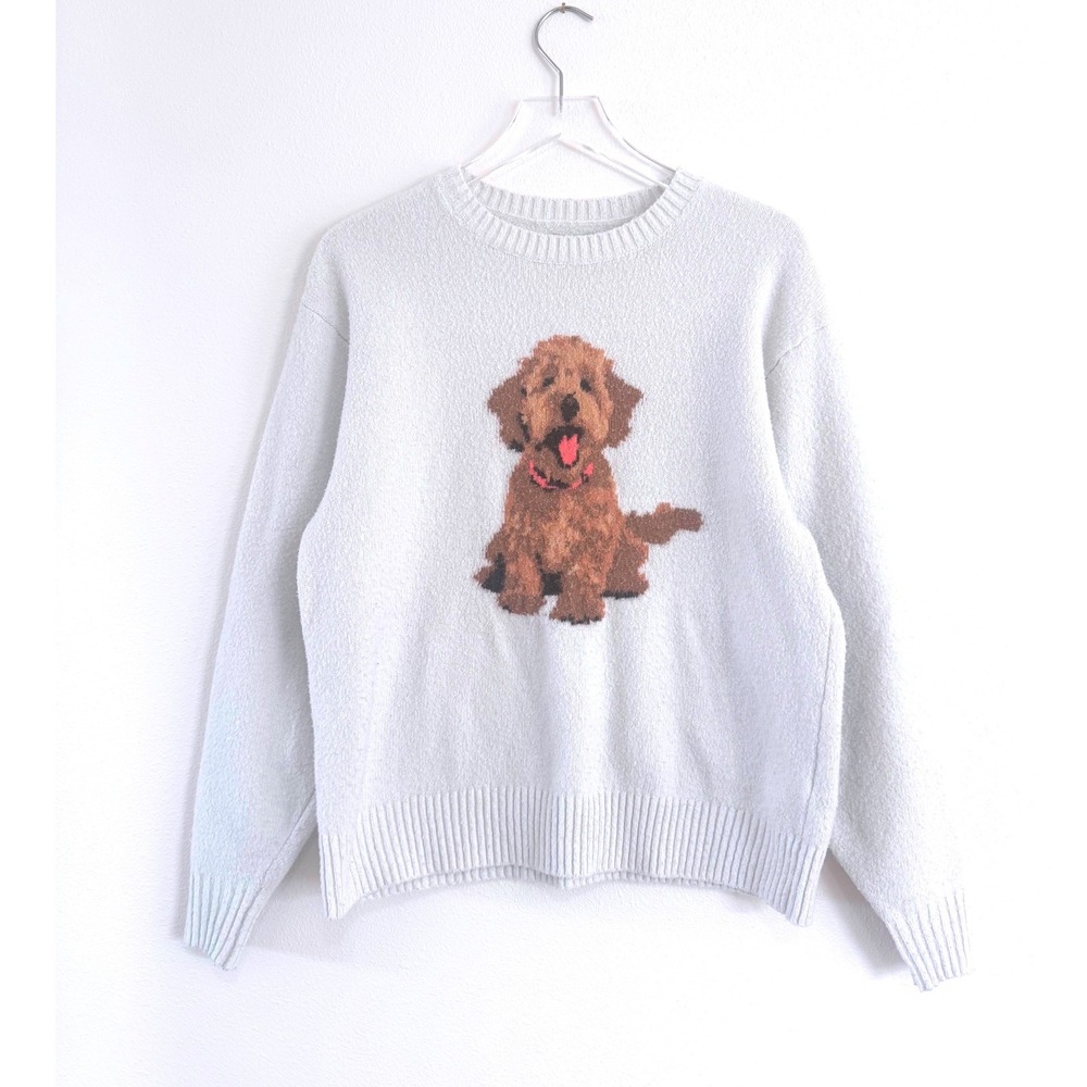 Hollister | Comfy Cloud Oversized Dog Graphic Sweater - Picture 2 of 4
